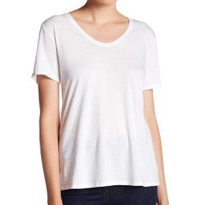 NWT THEORY PINATI WHITE TEE